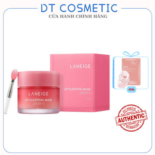 Mặt nạ ngủ môi Laneige, Ủ môi hồng mềm môi Lip Sleeping Mask Berry Chính Hãng 20g