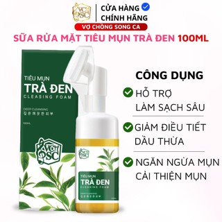 Sữa rửa mặt tiêu mụn trà đen vcsc - làm sạch sâu kiềm nhờn ngừa mụn