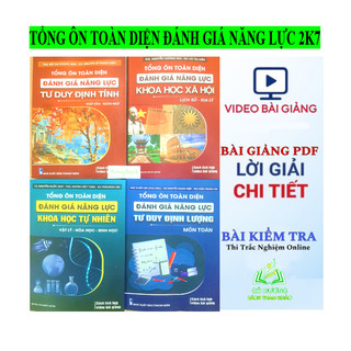 Sách - Combo tổng ôn toàn diện đánh giá năng lực