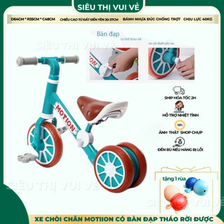 Xe chòi chân Motion cho bé bàn đạp tháo rời được-tặng 1 rùa