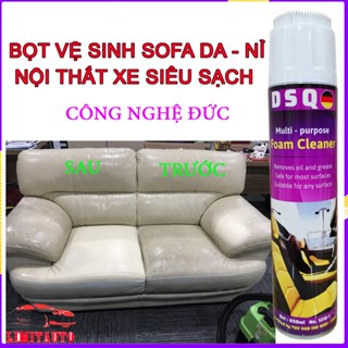 [TẶNG KHĂN] Chai vệ sinh nội thất oto, ghế da, trần nỉ ô tô , tẩy sofa ghế da nỉ siêu sạch DSQ CARTY