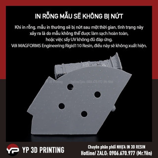 [Nhựa in 3D Resin UV Siêu Cứng - Chịu lực] MAGFORMS Rigid Resin 1000ml (Rigid110)