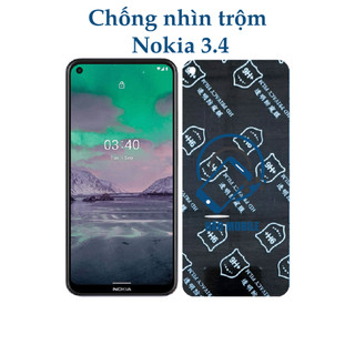 Dán chống nhìn trộm Nokia 3.4 - Dán cường lực dẻo nano