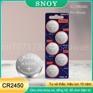 Pin CR2450 Sony 3V Lithium Chính Hãng Dùng để điều khiển, chìa khóa ô tô, xe máy, cửa cuốn
