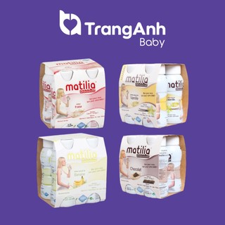 Sữa bầu Matilia Pháp bổ sung dinh dưỡng cho bé (4hộpx200ml)