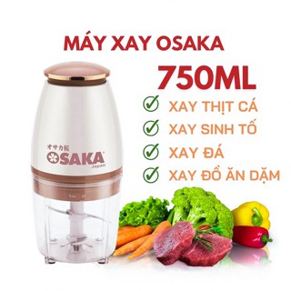Máy Xay Đa Năng Osaka Nhật Bản  Hàng loại 1 Lõi Inox - Máy Xay Sinh Tố,Thịt Cao Cấp-Lưỡi Dao Lớn Không Gỉ,