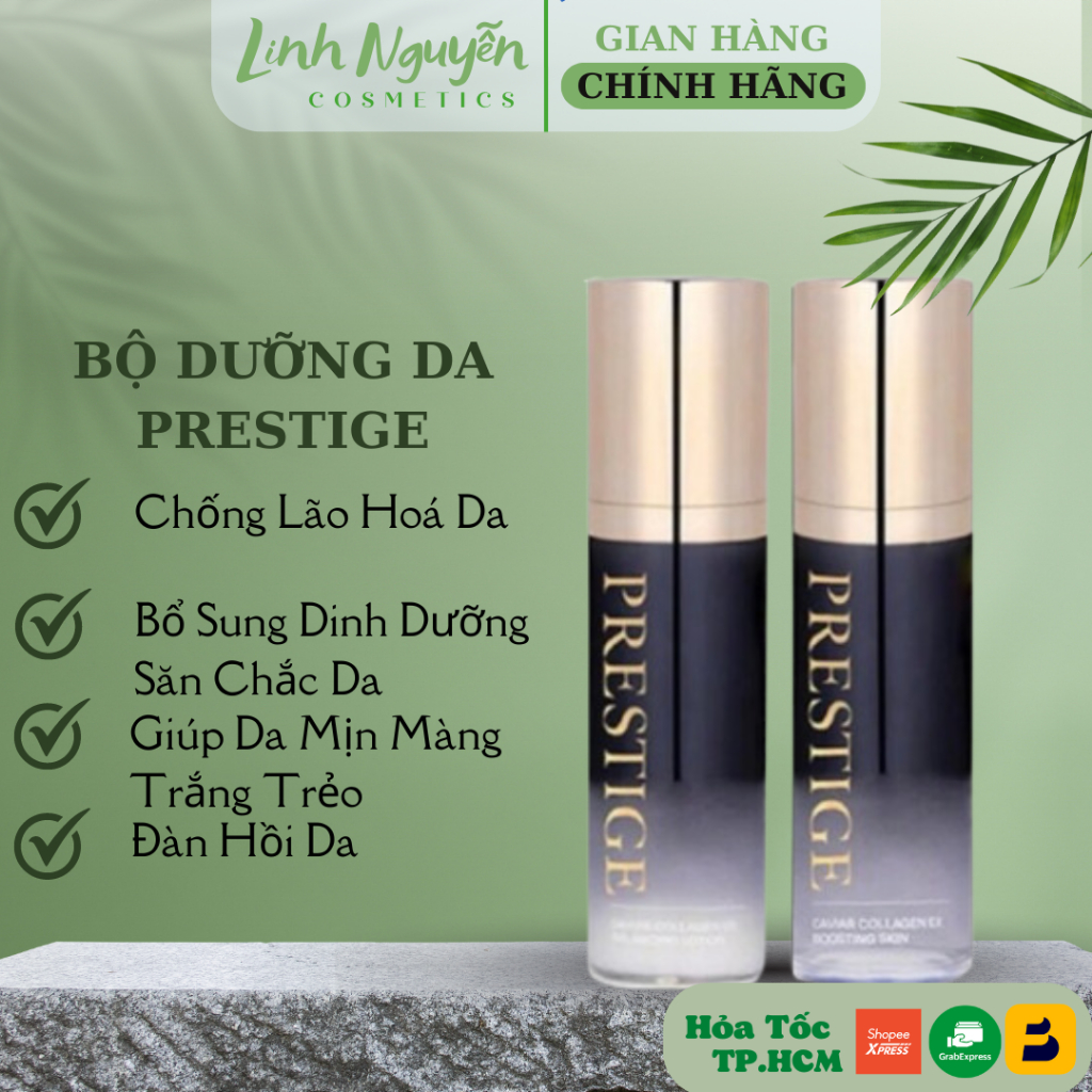 Bộ Dưỡng Da Leaders Prestige Caviar Collagen EX