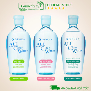 Nước tẩy trang Senka sạch thoáng All Clear Water Fresh 230ml