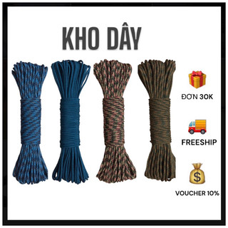 10 mét - Dây Dù 1.8mm ko lõi + họa tiết ấn tượng, chất liệu êm tay dùng làm macrame, trang trí
