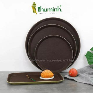 Khay Tròn Bê Đồ Chống Trượt Size 28cm, 35cm, 40cm