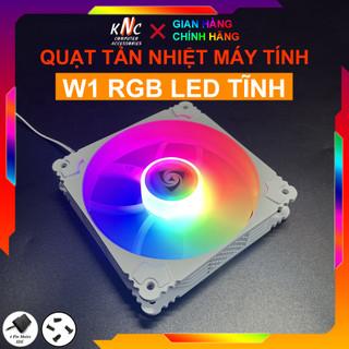 Quạt Tản Nhiệt W1 Fan Case Làm Mát Máy Tính Led RGB Cắm Cổng Molex 4Pin - Không Cần Hub