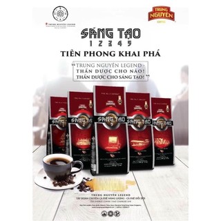 Cà phê Trung Nguyên Rang Xay Sáng tạo 1, 2, 3, 4, 5