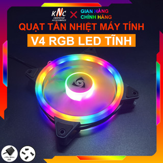 Quạt Tản Nhiêt V4 Fan Led Fan Case RGB Cắm Trực Tiếp Cổng Molex 4Pin Không Cần Hub