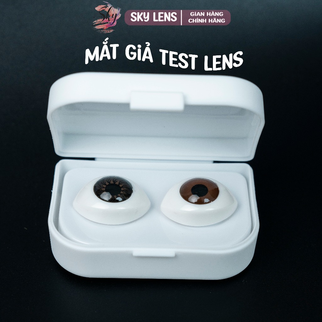 [Mã INBAU300 giảm 10% đơn 250K] Mắt giả chụp mẫu lens-kính áp tròng Sky Contact lens