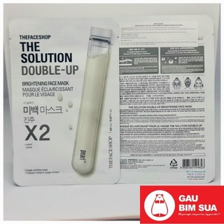(T12.26)Mặt nạ giấy THE FACESHOP THE SOLUTION MASK