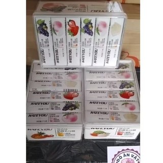  Bán sỉ kẹo sữa vị hoa quả Trung Quốc KATEYOU hộp 30 gói 17g đồ ăn vặt trung,đồ ăn cổng trường 