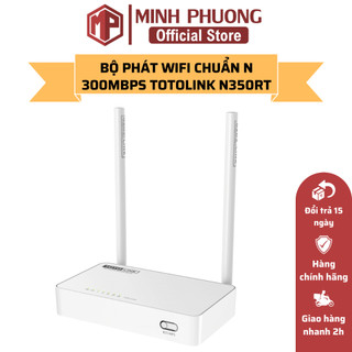 Bộ Phát Wifi Chuẩn N 300Mbps TOTOLINK N350RT - Hàng Chính Hãng