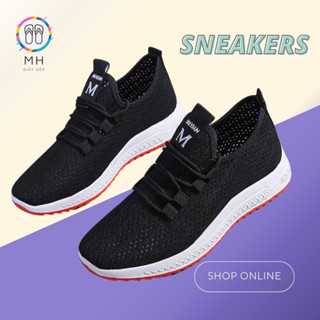 Giày thể thao nữ, giày sneaker XIUXIAN thông hơi, đi thể dục thao êm chân tôn dáng SPN12