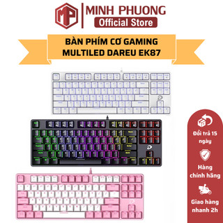 Bàn Phím Cơ Gaming DAREU EK87 - Hàng Chính Hãng