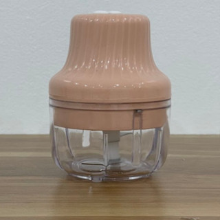 (Quà tặng ko bán) Máy xay tỏi ót 250ml, 1200mAh - truyền động bằng kim loại cao cấp- xay lượng nhỏ