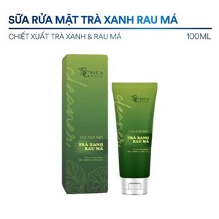 Sữa rửa mặt trà xanh rau má sica white