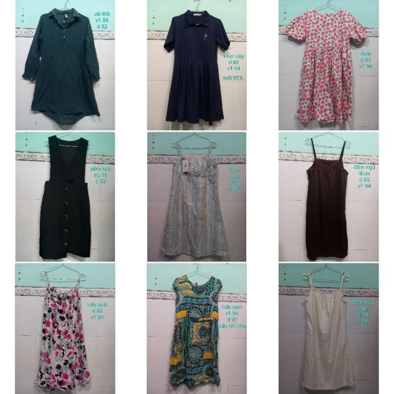 [2Hand] Thanh lý Đầm size L 50-55kg (G1)
