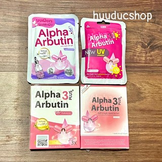 Hộp Kích trắng Alpha Arbutin 3plus +++, Chính hãng Thái