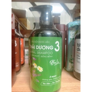 dầu gội Thái Dương 3 HƯƠNG  LÁ - 500ML  mùi sả chanh