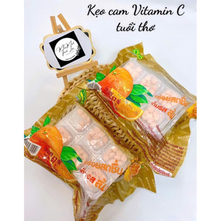 1 hộp kẹo ngậm c trái tim thái lan / kẹo c tuổi thơ / kẹo c vị cam thái lan