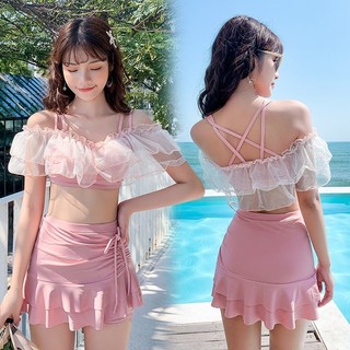 Bikini đồ tắm nữ đi biển dễ thương kín đáo