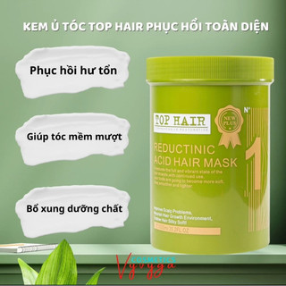HẤP Ủ TÓC TOP HAIR MÀU XANH. hũ 1000ml. 20 sản phẩm giá rẻ trải nghiệm