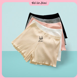 Quần mặc váy chất cotton tăm gân cao cấp, Quần đùi mặc váy ôm sát vòng 3 và đùi