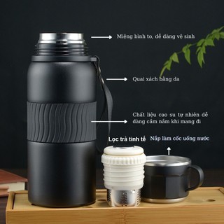 Bình giữ nhiệt inox316 tam bottle, bình giữ nhiệt dung tích 600ml-1000ml giữ nhiệt đến 12h- btc07