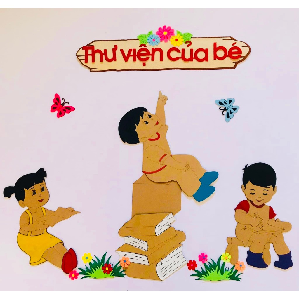 Góc steam- Góc Thư viện của bé( Góc trải nghiệm cảm xúc của trẻ mầm non )