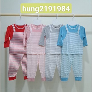 Mã 170 Bộ dài tay phối yếm Avaler cho bé 20CVD11