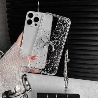 Case phủ nhũ bạc gắn nơ bạc kèm móc dây  ✔️7plus.x.𝘅𝘀𝗺𝗮𝘅.𝟭𝟭.𝟭𝟭𝗽𝗿𝗼𝗺𝗮𝘅 tới 15promax