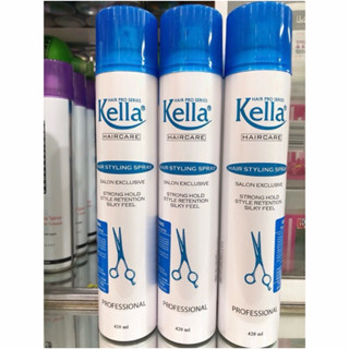 keo xịt tóc kella Cứng mềm 420ml hương thơm dịu giữ nếp tạo kiểu tóc đơn giản vs dạng keo xịt