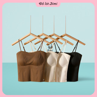 Áo bra su dáng lửng, Áo bra dây mảnh điều chỉnh được chất su đúc thoáng mát, co giãn mềm mại 631