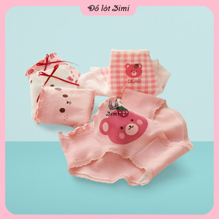 Quần lót cotton, Quần lót cotton tăm gấu hồng