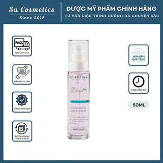 Tinh chất trẻ hoá da ha christina line repair theraskin + ha concentrate 50ml | serum ha cấp ẩm,phục hồi căng bóng