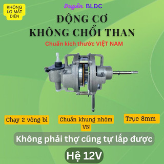 Đầu quạt 12v Không Chổi Than Nidec 25w chạy từ 8-18v Mới 100% hàng chuyên quạt