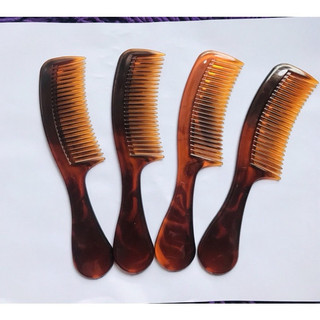 💋💋Combo 5 Cây Lược Cán NÂU BÓNG, NHIỀU MÀU, Siêu Chắc (Dài 16cm)