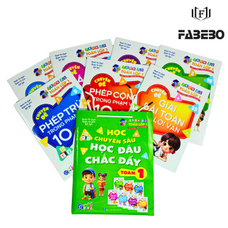 Sách - học chuyên sâu học đâu chắc đấy toán lớp 1 - bộ 7 quyển