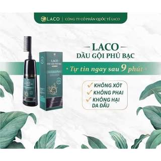 Dầu gội phủ bạc laco black hari, nhuộm tóc thảo dược phủ bạc đen sau 9 phút , nhuộm tóc tại nhà