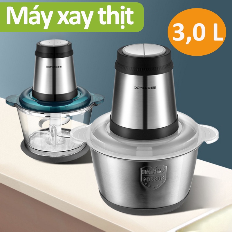 ONR Máy Xay Thịt  cầm tay  máy say thịt cối inox dung tích lớn 3l cối xay thịt thủy tinh Bảo hành