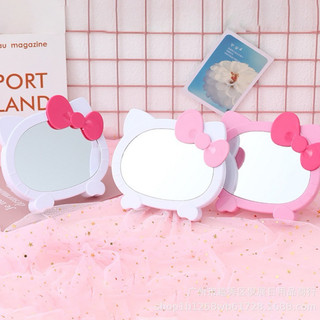 Gương soi trang điểm, chải tóc Hello Kitty