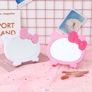 Gương soi trang điểm, chải tóc Hello Kitty