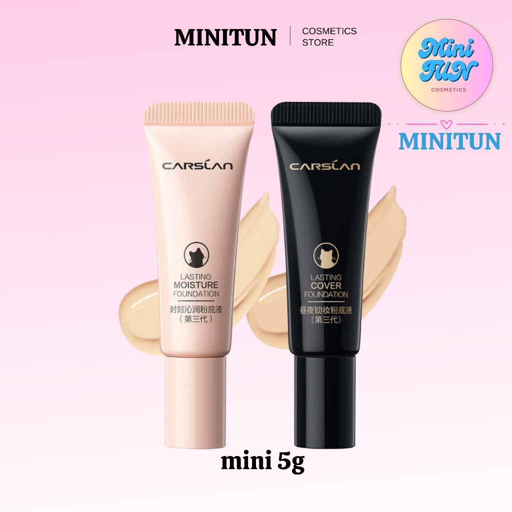 Kem Nền Carslan 5g Mini Dưỡng Ẩm Kiềm Dầu Lâu Trôi Mỏng Nhẹ MiniTun