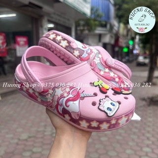 Sục Cho Bé Gái, Dép Bít mũi Ngựa Hồng Pony