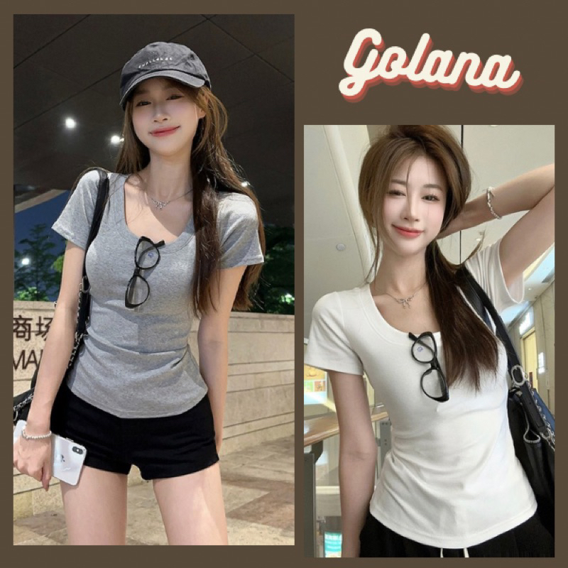 Áo thun trơn form ÔM babytee đủ màu basic, Áo Thun Unisex Cổ Rộng AT88 ( Có bigsize)
